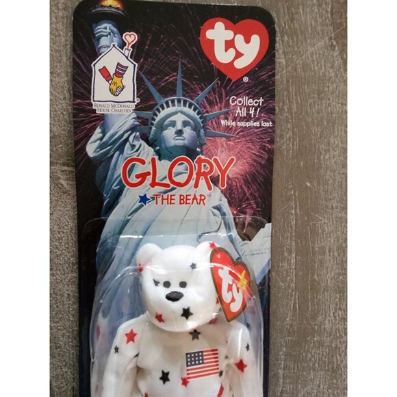 Ty Beanie Babies Maple & Glory The Bear McDonalds Collectible Set - Picture 8 of 11